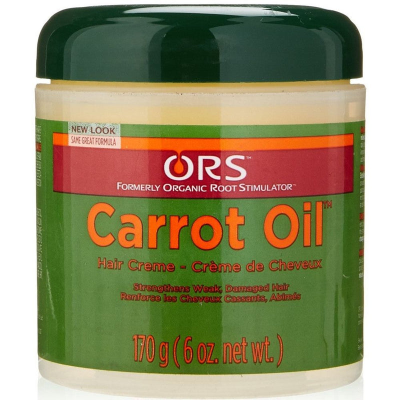 Organic Root Organic Root ORS Carrot Oil Strengthening Hair Cream - 6oz Hair Care Dark Olive Green