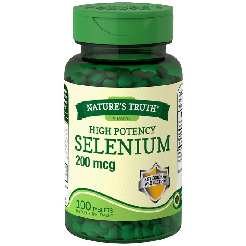 Nature's Truth Nature's Truth High Potency Selenium, 200 Mcg, 100 Tablets Vitamins & Supplements