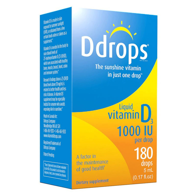 Ddrops Ddrops Vitamin D3 180Ea Bag Vitamins & Supplements