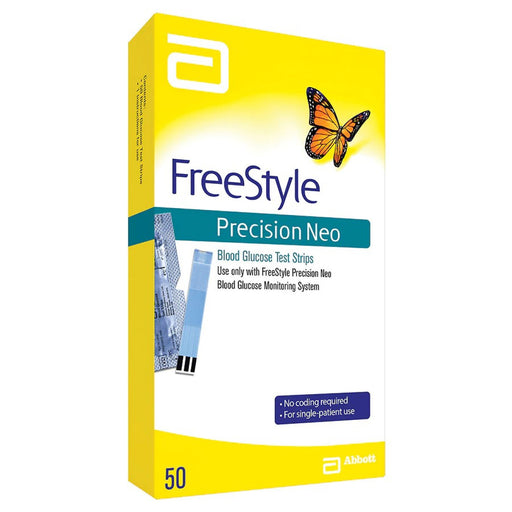 Freestyle FreeStyle Precision Neo – Blood Glucose Test Strips – 50 ct Blood Glucose Test Strips