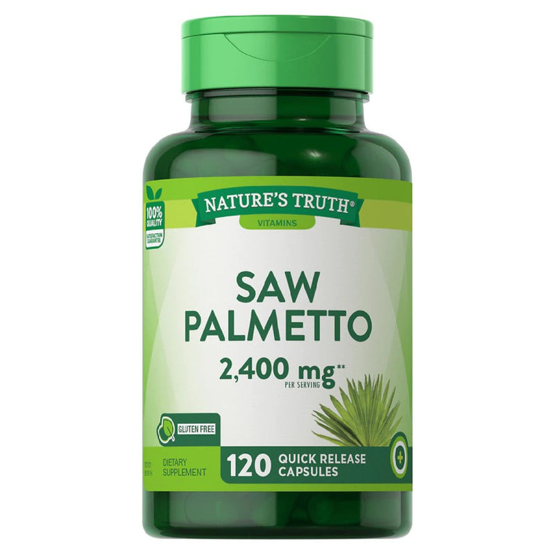 Nature's Truth Nature's Truth Saw Palmetto, 2400 Mg, Quick Release Capsules Vitamins & Supplements