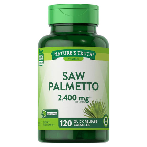 Nature's Truth Nature's Truth Saw Palmetto, 2400 Mg, Quick Release Capsules Vitamins & Supplements
