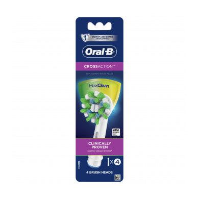 Oral B Oral B Cross Action Electric Toothbrush Replacement Brush Heads - 4ct Oral Care