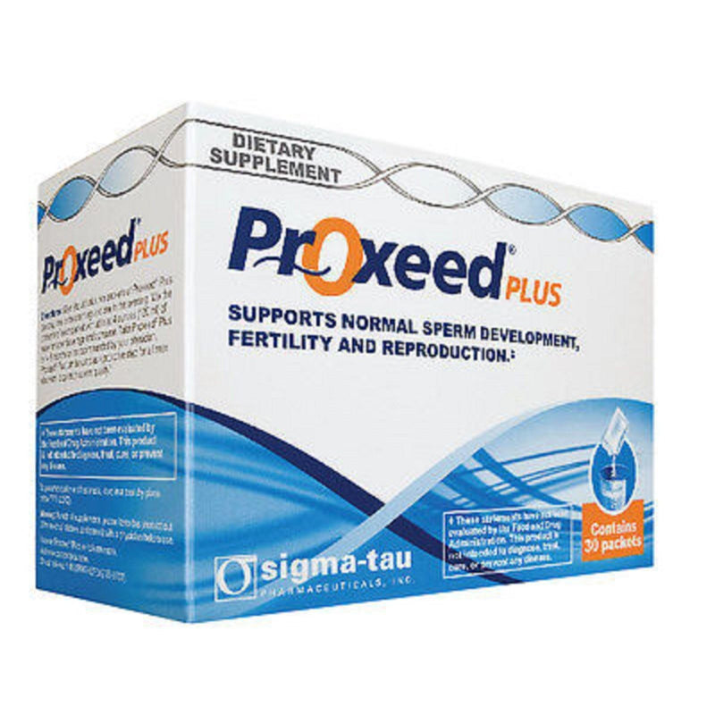 Proxeed Proxeed Plus Mens Fertility Blend Supplement 30 Packs Health & Beauty White Smoke