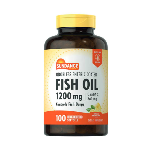 Sundance Sundance Vitamins Odorless Fish Oil - Omega-3 Softgels, 100 Tabs Vitamins & Supplements