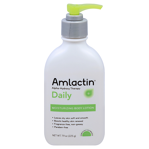 AmLactin AmLactin Daily Moisturizing Body Lotion, 7.9 Oz. Pump Bottle Lotion & Moisturizer White Smoke