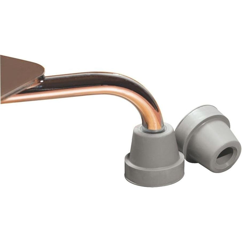 Medline Medline Quad Cane Tips, Gray, 1/2 Inch Canes & Walking Sticks