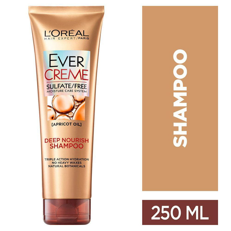 L'Oreal L'Oreal Paris EverCreme Deep Nourish Sulfate Free Shampoo For Dry Hair, 8.5 Oza Shampoo