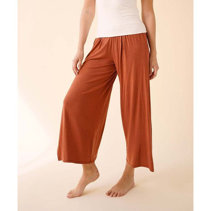 Bamboo Ankle Length Slit Pants