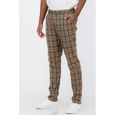 Weiv Plaid Trouser Pants