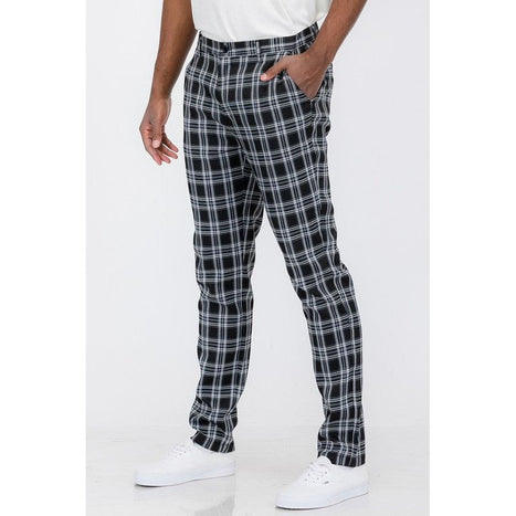 Weiv Plaid Trouser Pants