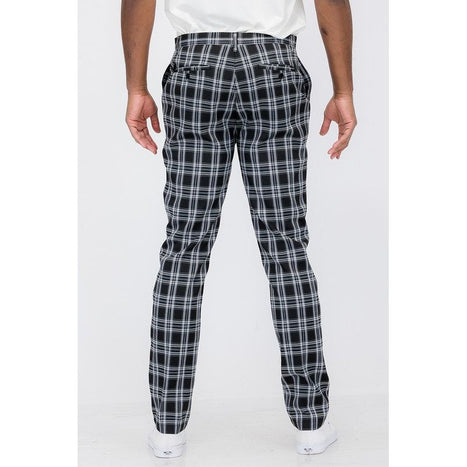 Weiv Plaid Trouser Pants