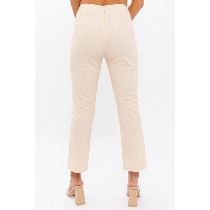 High-Waisted Crop Pants