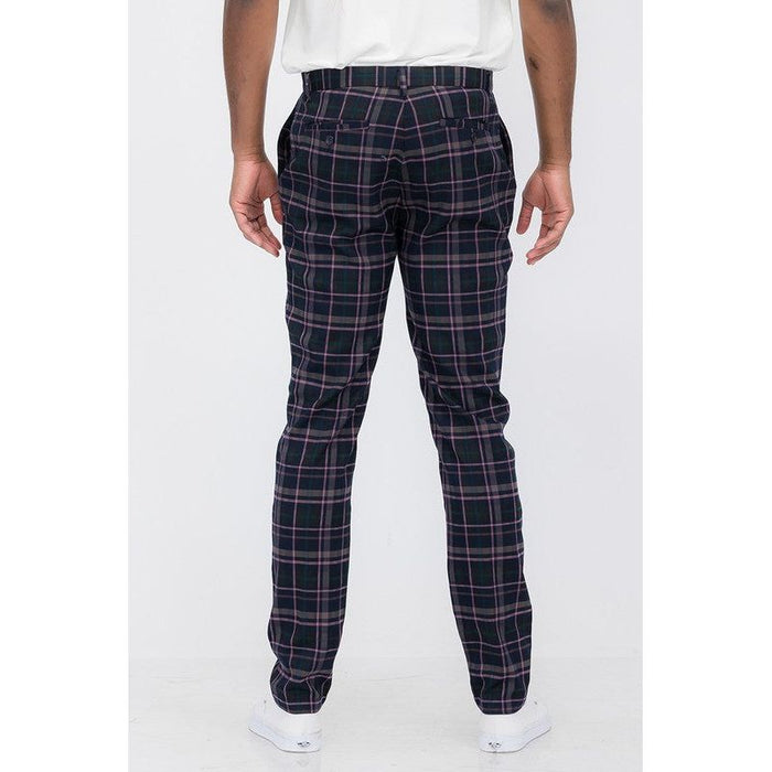 Plaid Trouser Pants