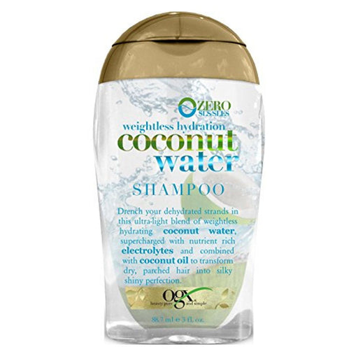 OGX OGX Weightless Hydration Coconut Water Hair Shampoo, 3 Oz Shampoo
