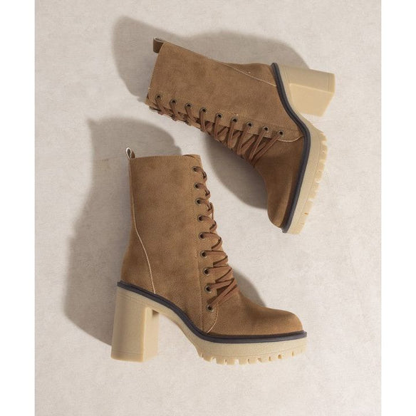 Oasis Society Jenna - Platform Military Boots