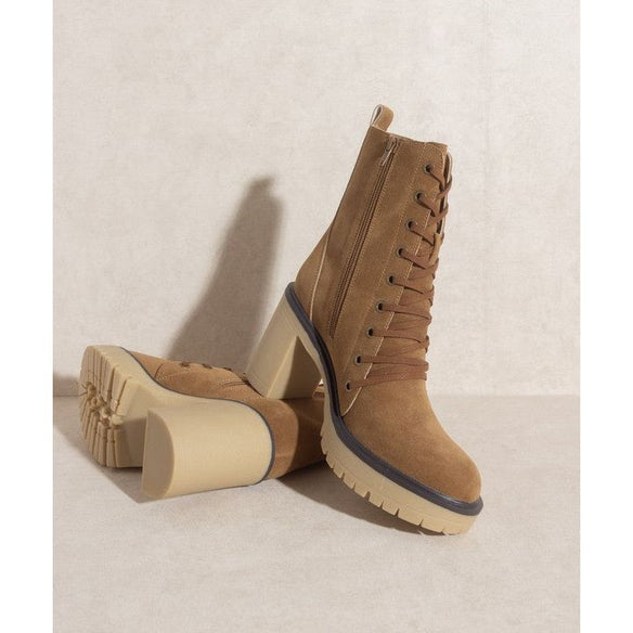 Oasis Society Jenna - Platform Military Boots