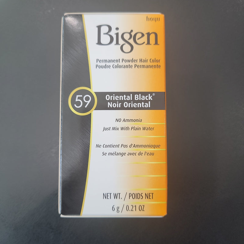 Mill's Beauty Supply Bigen #59 Oriental Black Permanent Powder Hair Color Hair Color