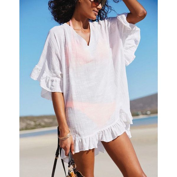 Ruffle Cover-up