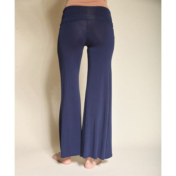 Open Leg Classic Bamboo Palazzo Pants