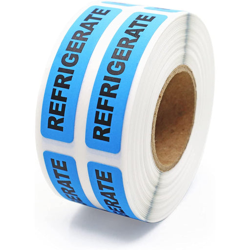 CeilBlue CeilBlue Apothecary Products Reagent Label Refrigerate W/ Black Text Stationery
