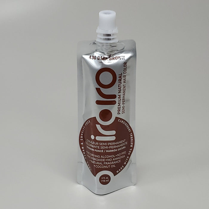 Paywut - Iroiro 12 Pk! Premium Natural 430-Dark Brown Semi Permanent Hair Color 4 Fl Oz (New)