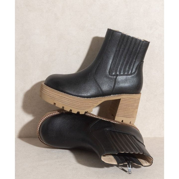 Oasis Society Aubrey - Platform Paneled Boots