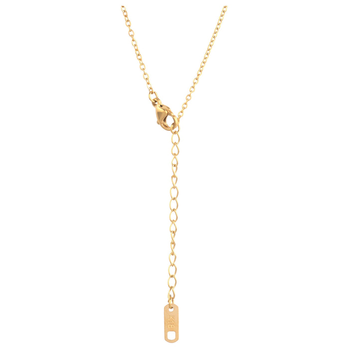 14K Gold Plated Cross Pendant Necklace - 16” Chain with Lobster Clasp in Gift Box with Quote