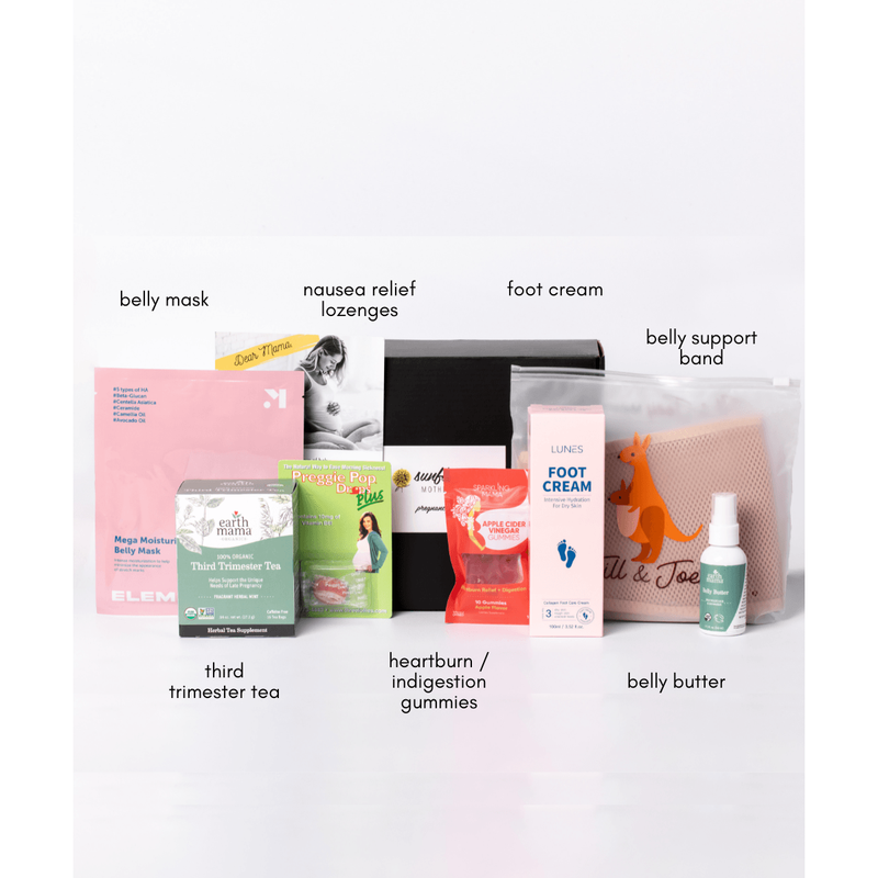 Sunflower Motherhood Pregnancy Box Baby Gift Set