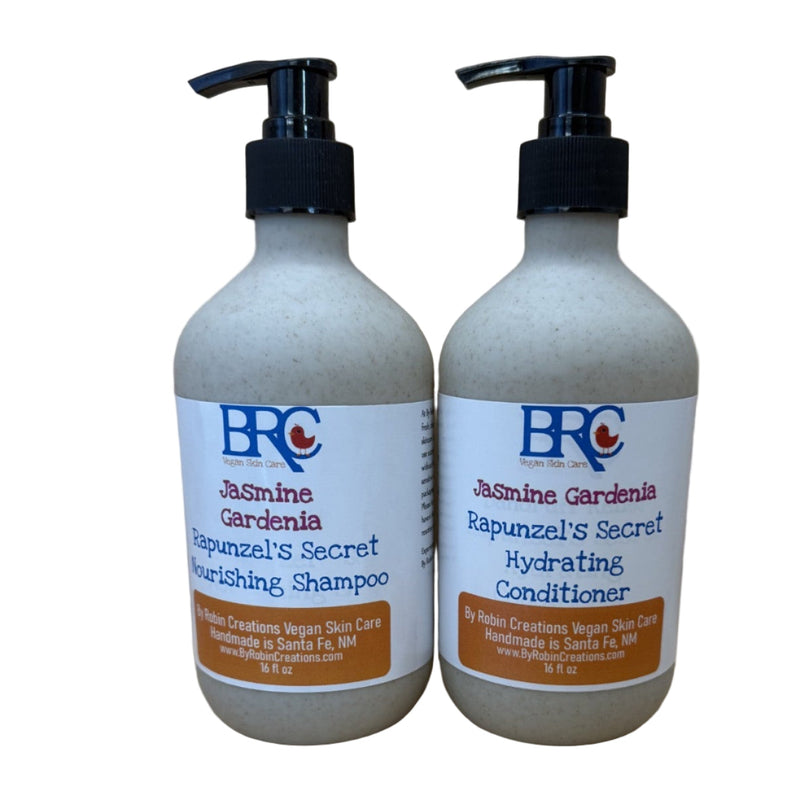 By Robin Creations Rapunzel's Secret Liquid Shampoo & Conditioner Set Hair, Brows & Eyelashes