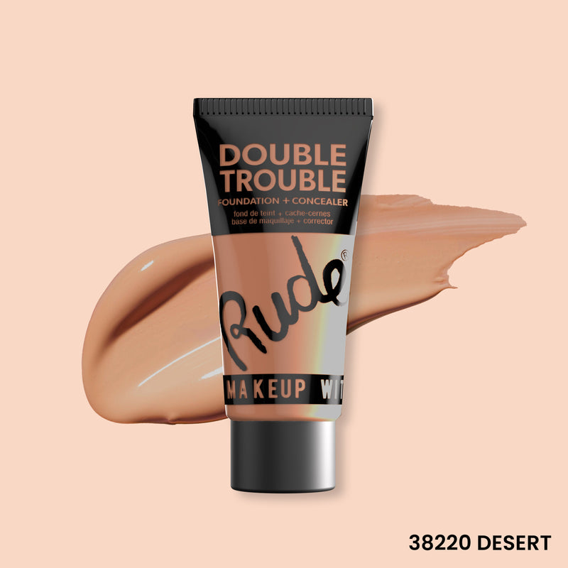 Rude Cosmetics Double Trouble Foundation and Concealer Foundation