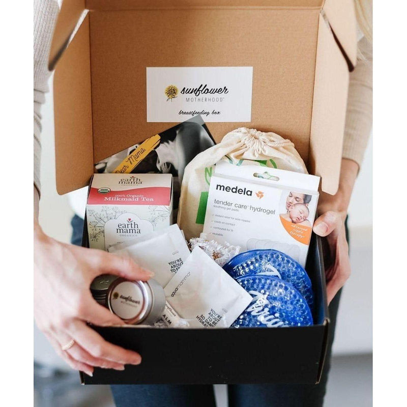 Sunflower Motherhood Breastfeeding Box Postpartum Gift