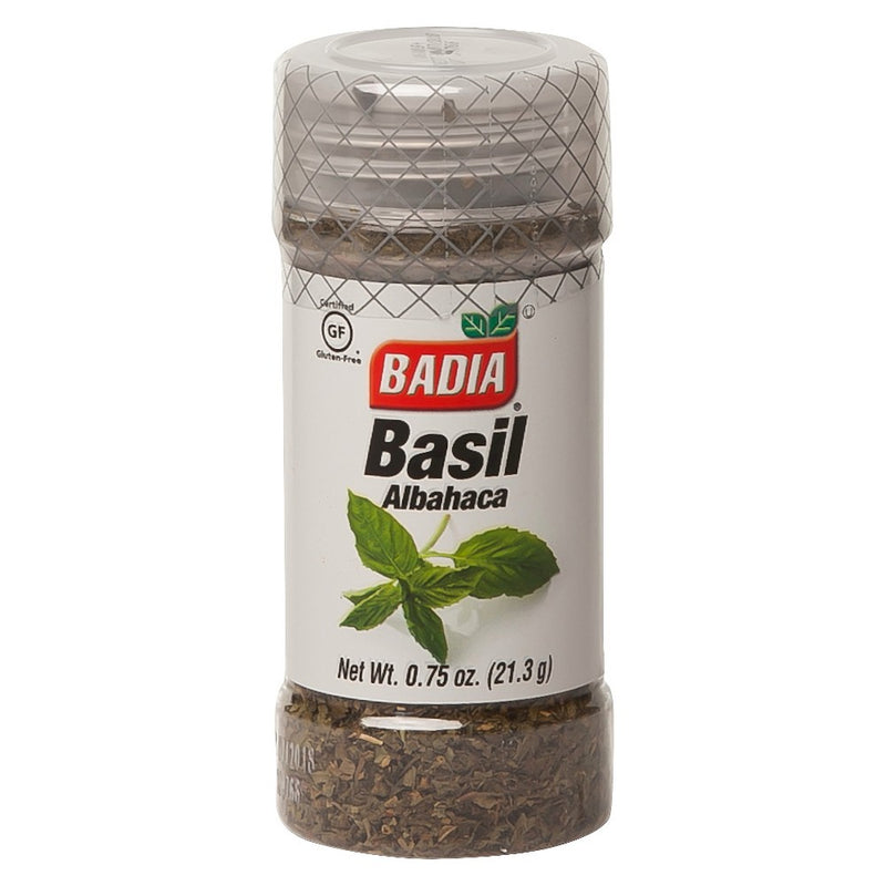 Badia Badia Sweet Basil 0.75 Oz Herbs & Spices Light Slate Gray