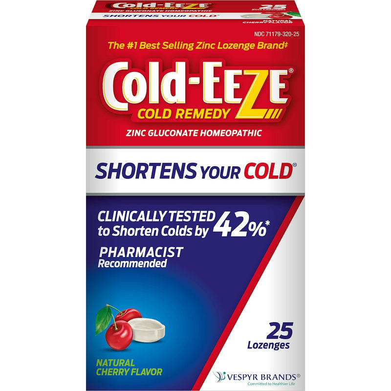 Cold-Eeze Cold-Eeze Remedy, Sugar Free, Natural Cherry Flavor, Lozenges Medicine & Drugs