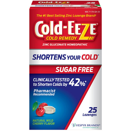 Cold Eeze Cold Eeze Remedy, Sugar Free, Lozenges, Natural Wild Cherry Flavor Health & Beauty