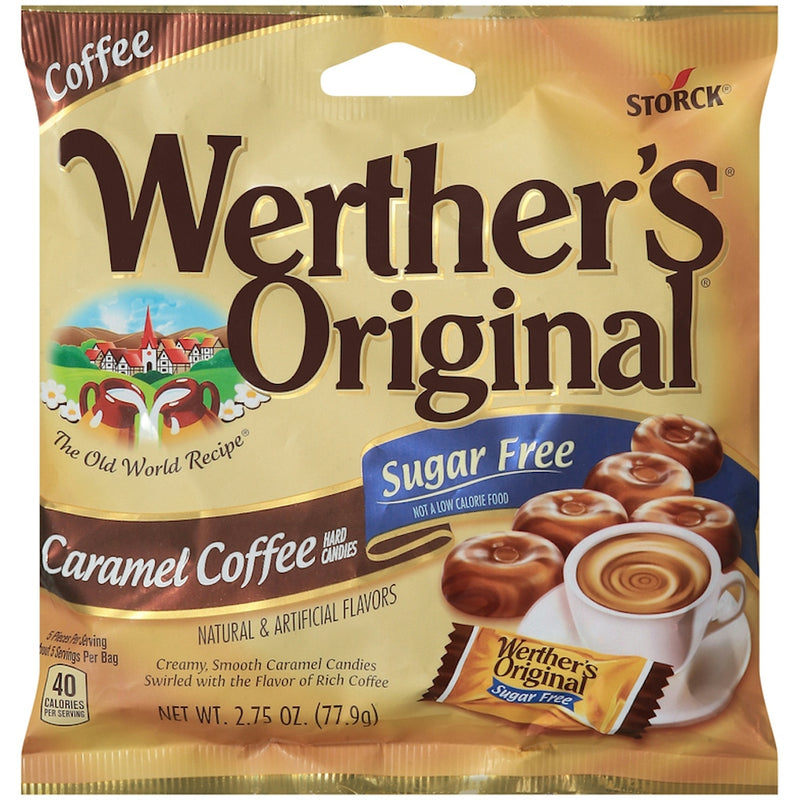 Werther's Original Werther's Original Hard Candies, Sugar Free, Caramel Coffee - 2.75 Oz Candy & Chocolate