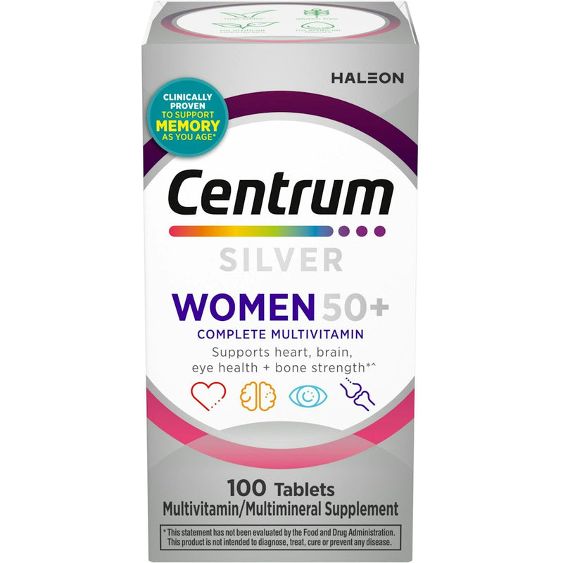 Centrum Centrum Silver Women 50 + Multivitamin Tablets 100Ct Vitamins & Supplements