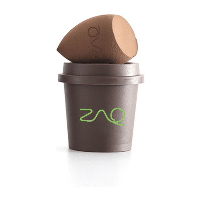 ZAQ Skin & Body Makeup Sponge Set, Makeup Blender in Coffee Cup, Cosmetic Tools for Liquid, Powder, BB Cream & Sunscreen