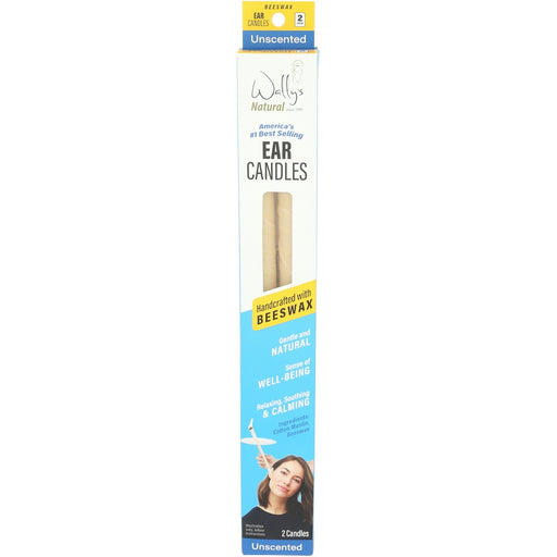 Wally's Natural Products Wally’s Natural Products Beeswax Ear Candles – 2 Pack Ear Candles White Smoke