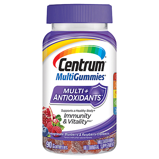Centrum Centrum MultiGummies Adult Multivitamin + Antioxidants Gummies Personal Care White Smoke