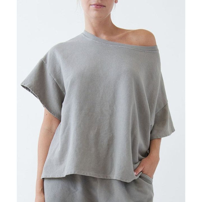 Garment Dye Oversize Crop