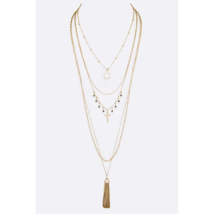 Convertible 5 In 1 Necklace Set