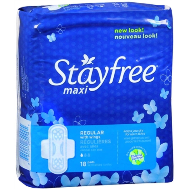 Stayfree Stayfree S Free Maxi/W Wings Health & Beauty Medium Blue