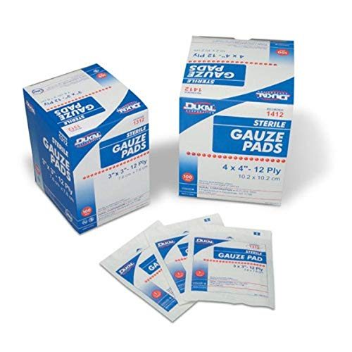 Cramer Cramer Gauze 12 Ply St 3X3″ 100 Pads Antiseptics & Cleaning Supplies