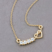 Bids.com 0.24 Carat Genuine Aquamarine .925 Sterling Silver Necklace Necklaces