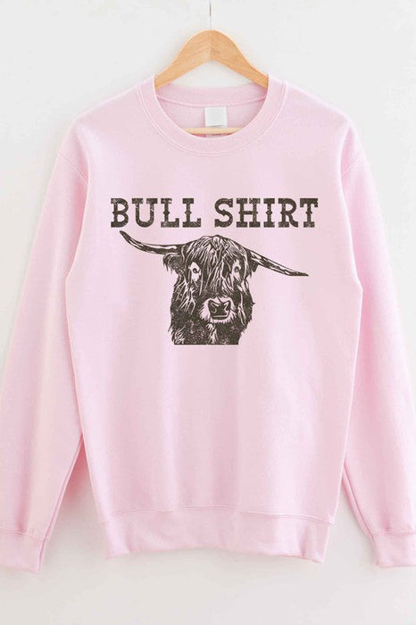 BULL SHIRT GRAPHIC SWEATSHIRT