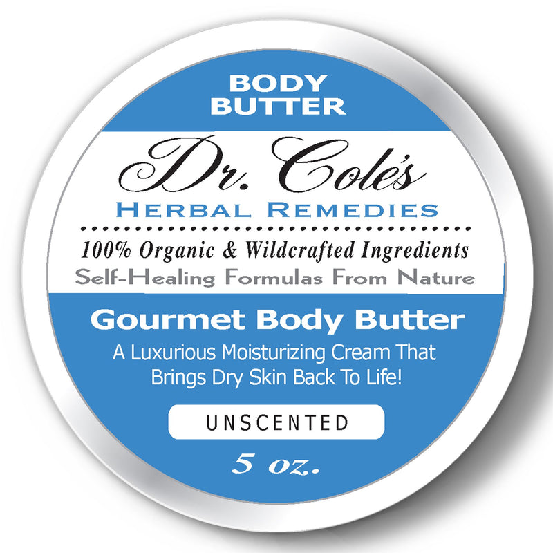 COLEHERBALS LLC 33 - Dr. Cole's Gourmet Body Butter - Unscented Herbal