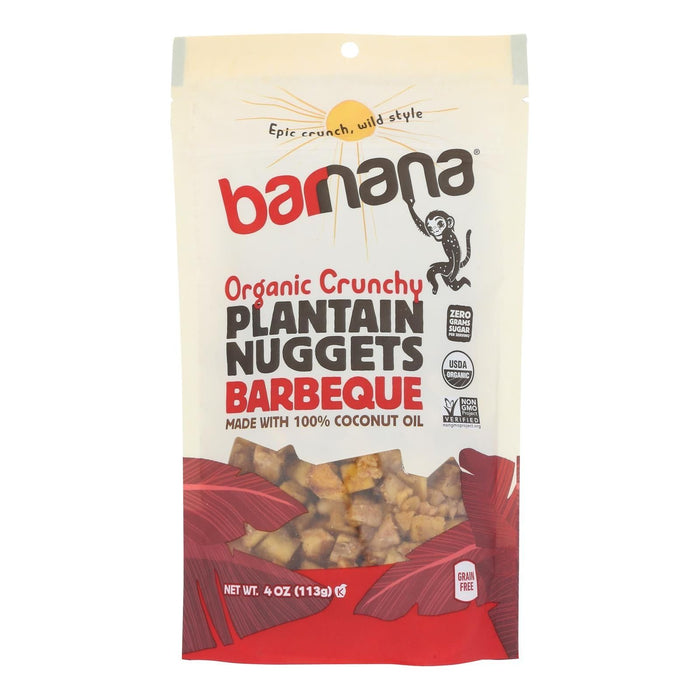 Barnana BBQ Plantain Nuggets - Pack of 6 - 4 Oz