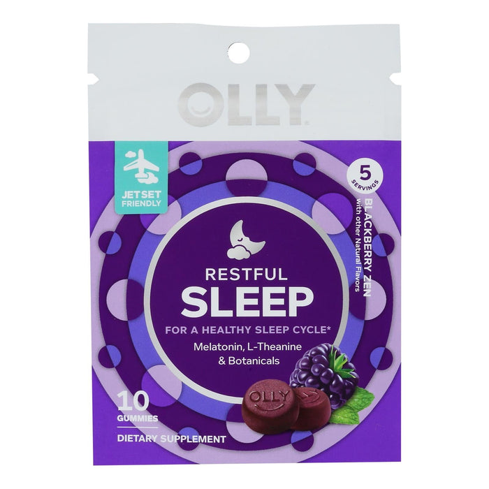 Olly Sleep Gummies: Blackberry Zen, 240 Gummies (10-Count Packs)