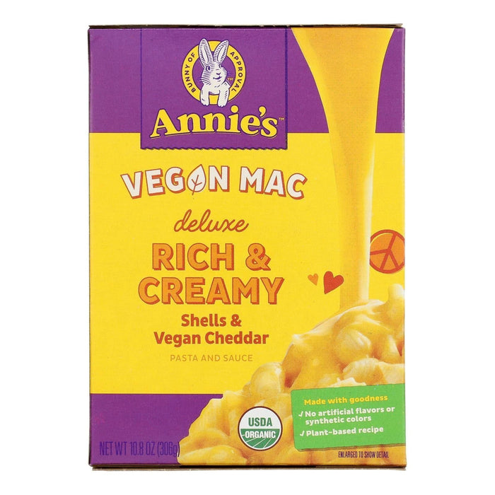 Annie's Homegrown Delx Mac & Chse Vegan, 10.8 Oz - Case of 12